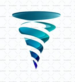 Abstrakte Tornadospirale
